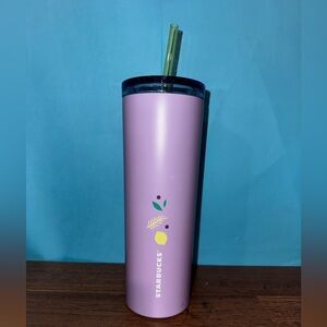 Starbucks China Lavender Lemon Stainless Steel Tumbler